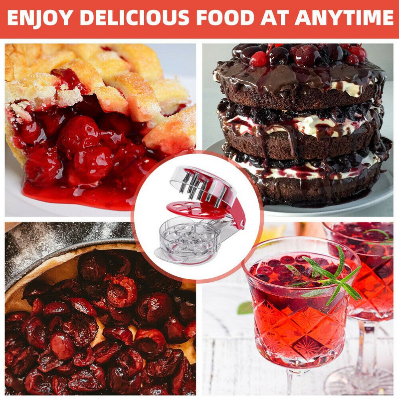 Kuhinjski alat za uklanjanje koštica od trešanja Vađenje koštica od voća Maslina Odstranjivač koštica Odstranjivanje koštica od nehrđajućeg čelika Mali alat Odstranjivač sjemenki od trešanja