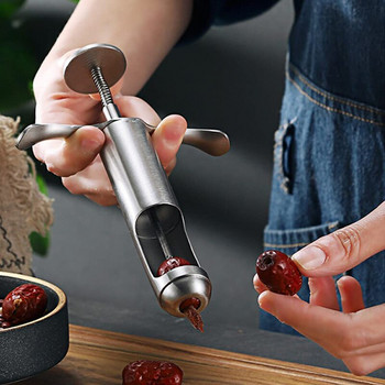 Cherry Denucleator Cherry Olive Red Date Pitizer Fruit Olive Pitter Tool Seed Handheld Kitchen Fruit Remover Kit