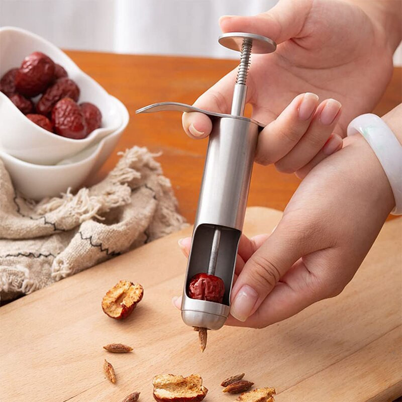 Trešnja Denucleator Trešnja Maslina Crvena Datulja Pitizer Voće Olive Pitter Alat Ručni Kit Kit za uklanjanje sjemenki Kit Maslina