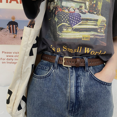 Novi model ženskog remena s kvadratnom kopčom