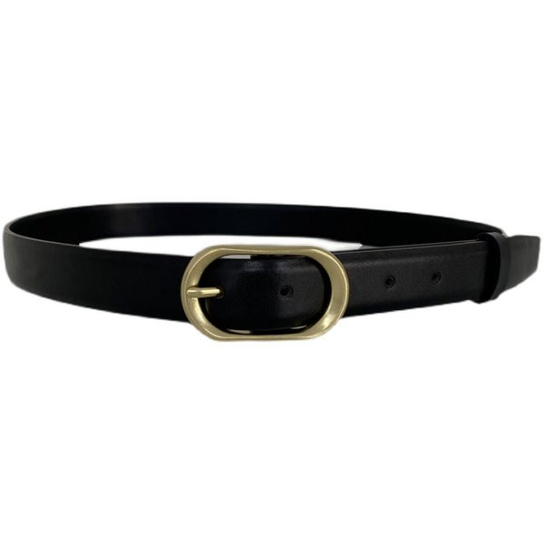 Ženski remen od eko kože sa ovalnom kopčom