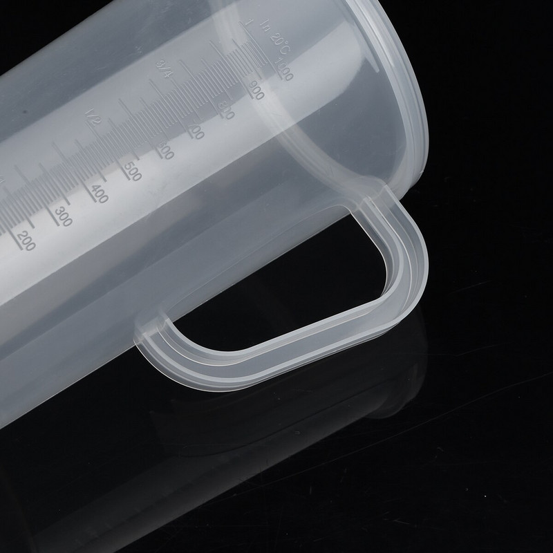 1000/2000 ml Prozirni vrč za vodu velikog kapaciteta Posuda za izlijevanje Mjerna posuda Kuhinjski čaj Pivo Mlijeko Jaje Graduirana posuda Boca