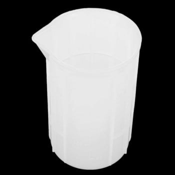 1 Силиконова мерителна чаша Кана за смесване за многократна употреба Градуиран контейнер за измерване на течности за пигмент за боя от епоксидна смола
