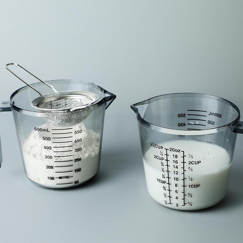 600 ml plastična mjerna posuda u obliku slova V mjerni vrč za kuhinju restoran kućanstvo kuhanje alati za pečenje