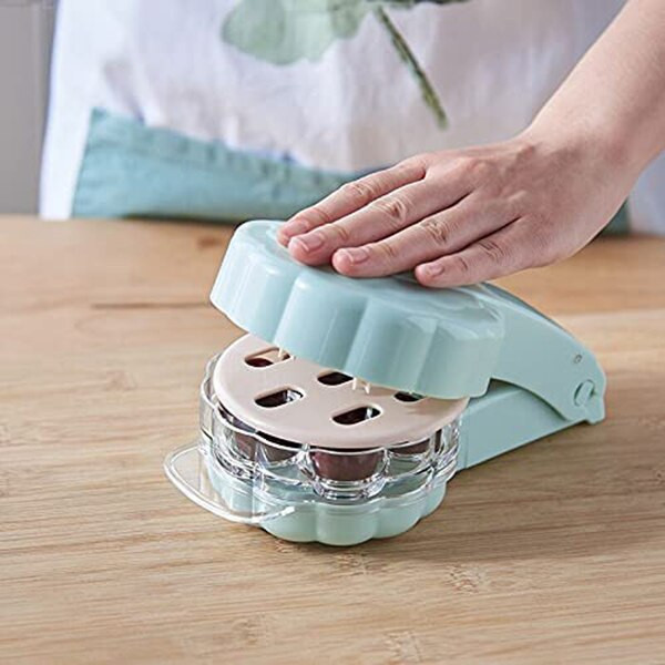 Novo-Odstranjivač koštica od trešanja, prijenosni alat za uklanjanje koštica od trešanja, s posudom za koštice i sok, kuhinjski dodatak za uklanjanje 6 trešanja odjednom