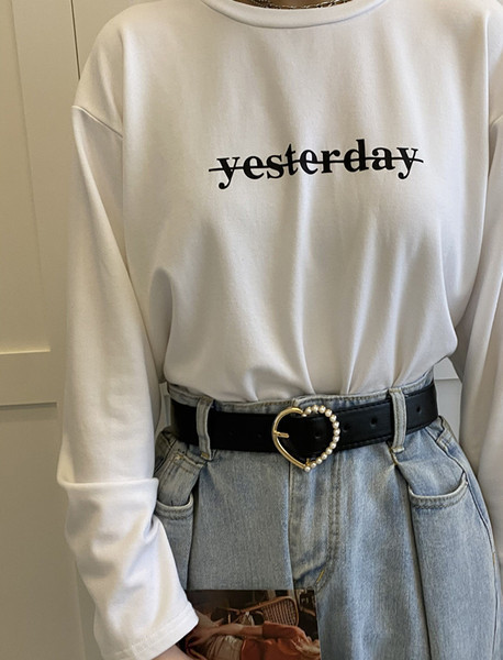 Ženski kožni remen sa kopčom u obliku srca