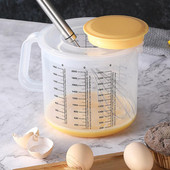 2500 ML Mjerna posuda Plastični vrh Usta Vrč Izljev za izlijevanje Prozirna ručka Kuhinjski alati za pečenje