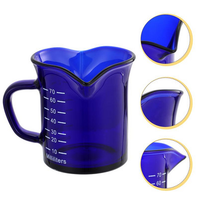 Šalica Mjerna čaša Vrč za espresso Šalice Mliječna čaša Krema za kavu Tekuća šalica za mamu s izljevima za mjerenje Vrč za točenje Prozirna čaša