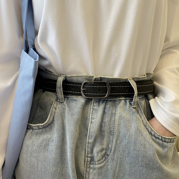 Ležerni remen od umjetne kože za žene