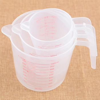 Пластмасови мерителни чаши Кана Накрайник за наливане Повърхност Консумативи за кухненски инструменти Качествена чаша с градуирана качествена кухненска мерителна кана