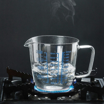 250/500 мл мерителна кана за сметана везна чаша чай кафе стомна безопасна за микровълнова стъклена мерителна чаша кана за мляко топлоустойчива стъклена чаша