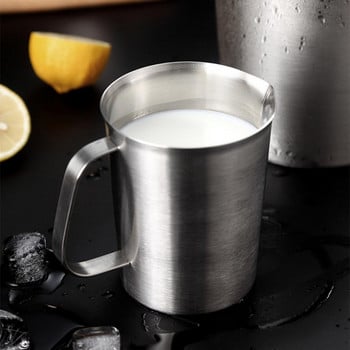 Мерителна чаша Неръждаема чаша с голям капацитет от неръждаема стомана Latte Art Мерителна кана за мляко за печене