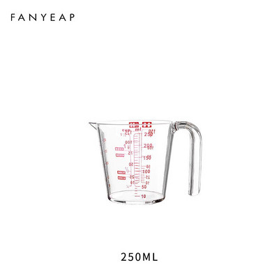 Vrč za mjerenje Šalica Vrh Usta Plastični vrč za mjerenje Čaša Graduirana površina Kuhinja Pekara Alati za kuhanje Lijevak