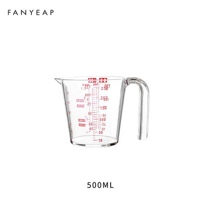 Vrč za mjerenje Šalica Vrh Usta Plastični vrč za mjerenje Čaša Graduirana površina Kuhinja Pekara Alati za kuhanje Lijevak