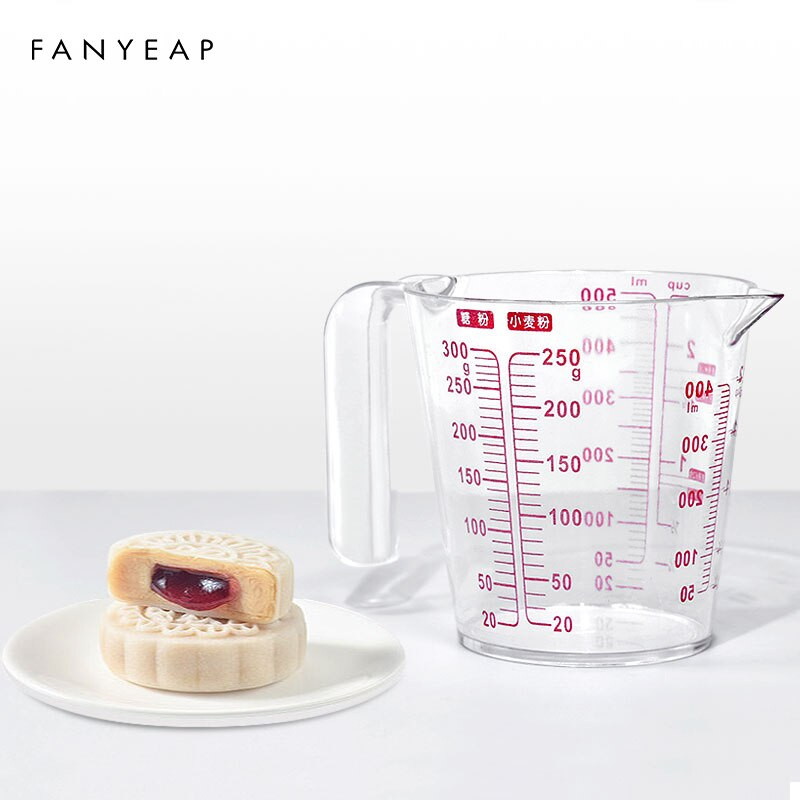 Vrč za mjerenje Šalica Vrh Usta Plastični vrč za mjerenje Čaša Graduirana površina Kuhinja Pekara Alati za kuhanje Lijevak