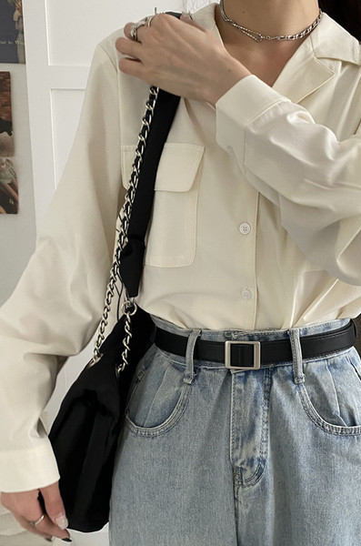 Ženski remen od eko kože