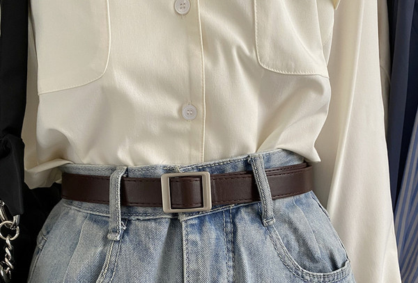 Ženski remen od eko kože