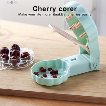 Cherry Seed Pitter Olive Cherry Pitter Tool Multiple Olive Stone Cherry Pitter Core Seed Remover with Space Saving Lock