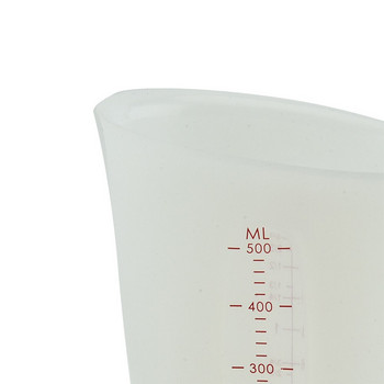 250ml/500ml Μεζούρα σιλικόνης Κανάτα με στόμιο επιφανείας Εργαλείο κουζίνας Προμήθειες Κύπελλο ποιότητας με κουζίνα διαβαθμισμένης ποιότητας