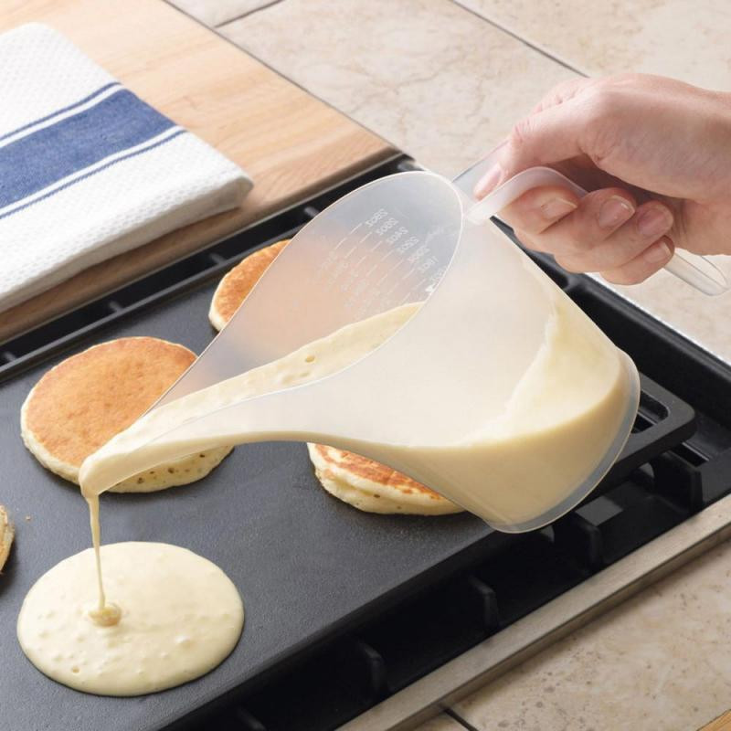 1000 ml plastični mjerni vrč šalica s diplomom Površinsko kuhanje Kuhinja Pekara Posuda za pečenje Posuda za mjerenje tekućine Alati za pečenje