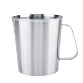 Vrč za pjenjenje vrhnja od nehrđajućeg čelika, šalica za espresso kavu, vrč za pjenjenje, šalica za mjerenje (500 ml/1000 ml)