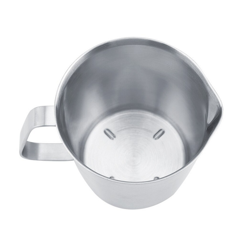 Vrč za pjenjenje vrhnja od nehrđajućeg čelika, šalica za espresso kavu, vrč za pjenjenje, šalica za mjerenje (500 ml/1000 ml)