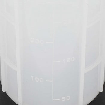 Силиконова мерителна чаша Кана за смесване за наливане с прецизна скала Смола за епоксидна смола Контейнер за миксер за акрилна боя DIY Части за занаяти