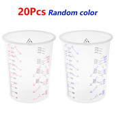 20 komada 600 ml prozirna plastična mjerna posuda za pečenje čaša posuda za mjeru tekućine posuda za šalicu smola epoksidna mrlja Pour Art