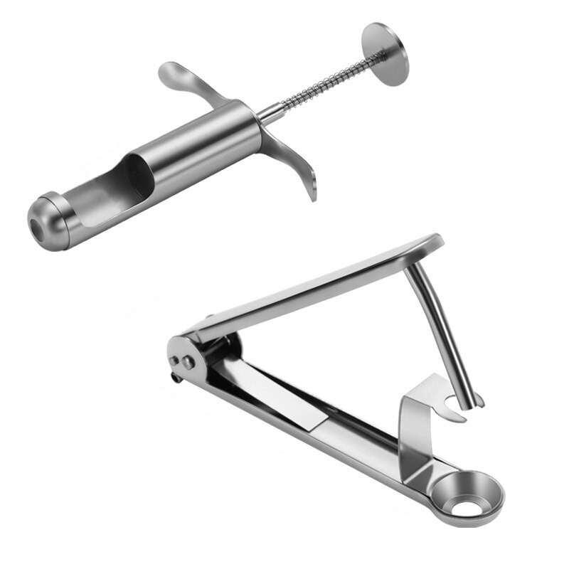 Novi Enucleator od nehrđajućeg čelika Alati za voće Brzo uklanjanje sjemenki jezgre žižule trešnje Enucleate Kitchen Gadget Denucleator