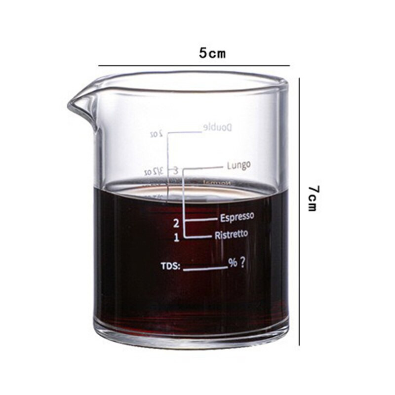 Staklena mjerna čaša Vrč za mlijeko Staklena čaša otporna na toplinu Mjerni vrč Vaga za kremu Šalica za čaj Vrč za kavu Prikladan za mikrovalnu pećnicu
