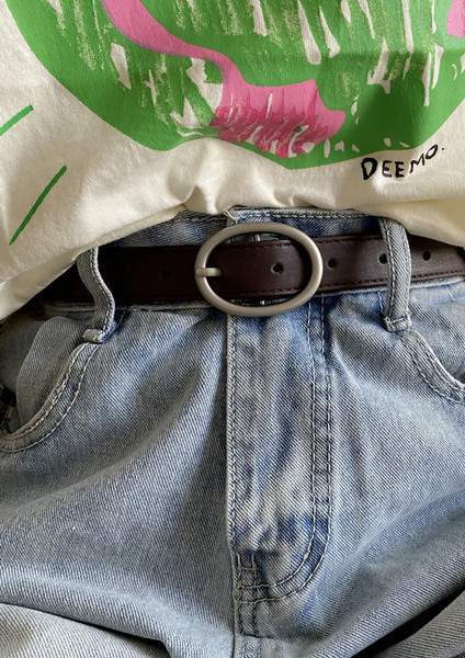 Ženski remen od eko kože u - dvije boje