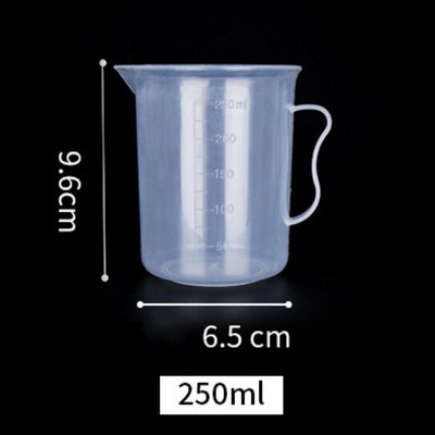 Nelomljiva plastična mjerna posuda Prozirni vrč za mlijeko s vagom Šalica za kavu Izdržljiva posuda za kućanstvo Kuhinjski alati za pečenje