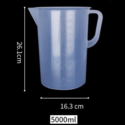 Nelomljiva plastična mjerna posuda Prozirni vrč za mlijeko s vagom Šalica za kavu Izdržljiva posuda za kućanstvo Kuhinjski alati za pečenje