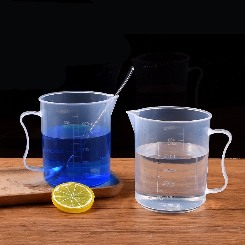 Nelomljiva plastična mjerna posuda Prozirni vrč za mlijeko s vagom Šalica za kavu Izdržljiva posuda za kućanstvo Kuhinjski alati za pečenje