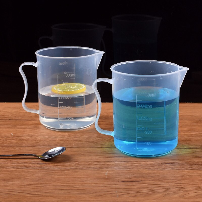 Nelomljiva plastična mjerna posuda Prozirni vrč za mlijeko s vagom Šalica za kavu Izdržljiva posuda za kućanstvo Kuhinjski alati za pečenje