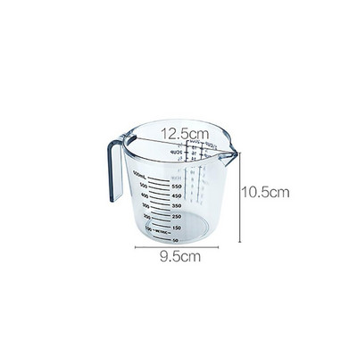 600 ml plastična mjerna posuda u obliku slova V izljev mjerni vrč kuhinjski alati za kuhanje i pečenje