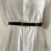 Modernus moteriškas eko odos diržas