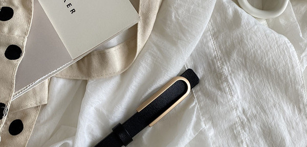 Modernus moteriškas eko odos diržas