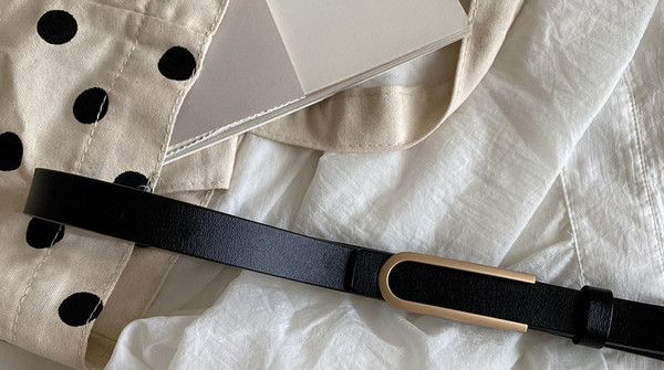 Modernus moteriškas eko odos diržas