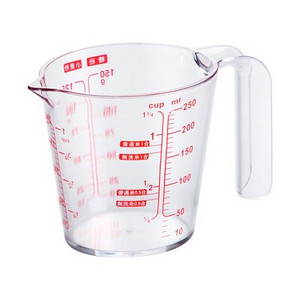 500 ml / 250 ml prozirne mjerne čaše za sok od mlijeka s vagom, plastični mjerni vrč, kuhinjski alati za pečenje