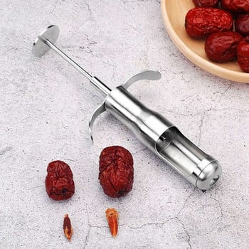 1 брой червен хинап Corer от неръждаема стомана Hawthorn Corer Fruit Corer Кухненски инструмент