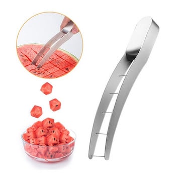 ABSF Watermelon Slicer Cutter Kitchen Watermelon Melon Cutting Artifact 304 Inox Steel Creative Fruit Tool