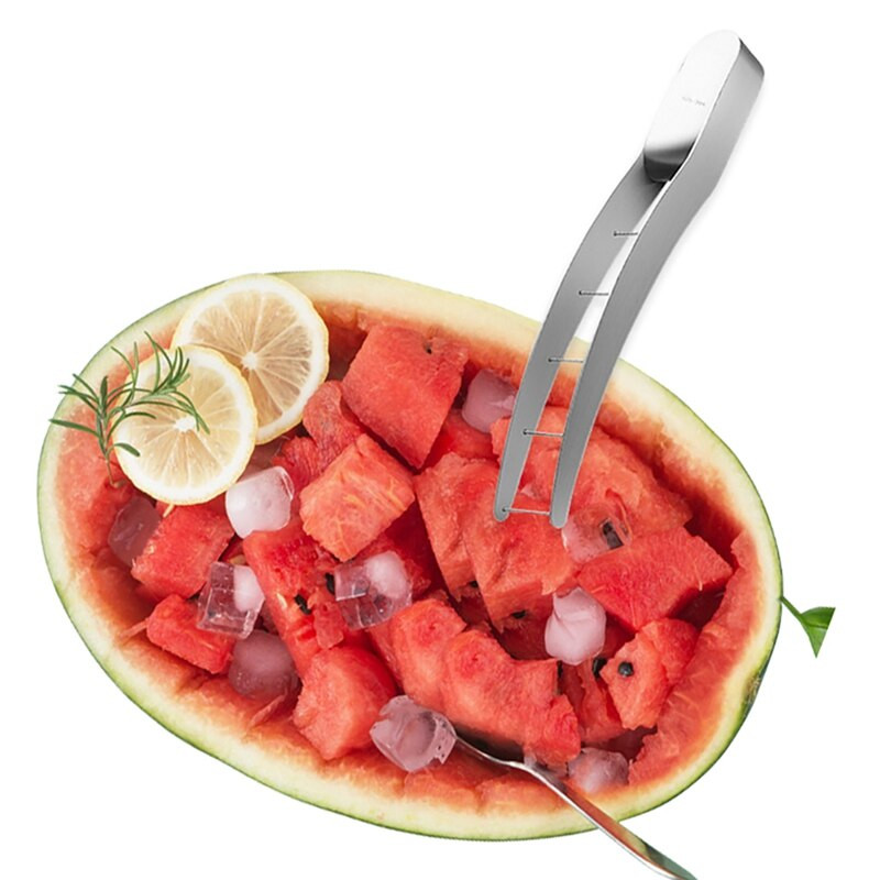 ABSF rezač lubenice Kuhinjski rezač lubenice Artefakt za rezanje lubenice 304 kreativni alat za voće od nehrđajućeg čelika