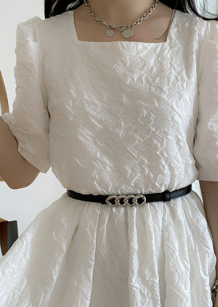 Ženski remen sa kopčom - crna i smeđa boja