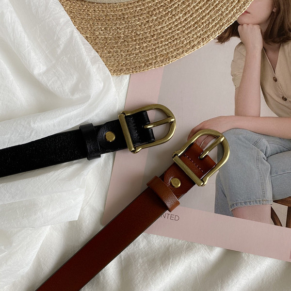 Casual ženski remen - od eko kože