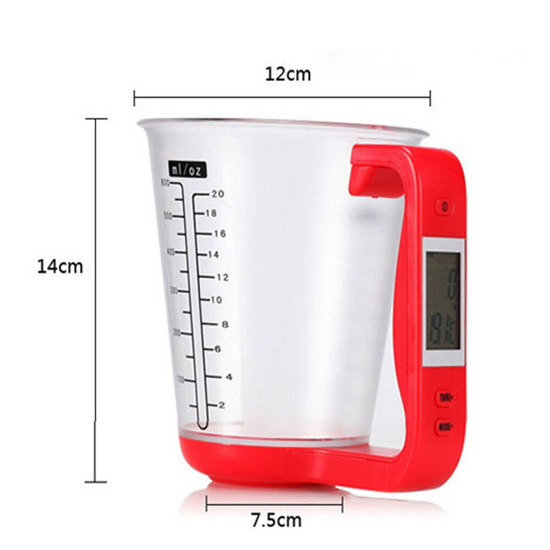 Digitalna elektronička mjerna vaga Vrč vaga Elektronska kuhinjska vaga Alati za pečenje Mlijeko u prahu