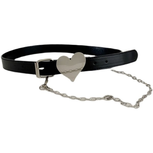 Novi model kožnog ženskog remena sa lancem