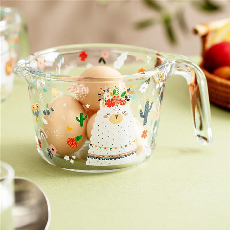 Šalica Staklo Mjerna šalica za mlijeko Prozirna čaša s stepenicama Prozirna s pečenjem Vrč za kavu Vaga Boce vrč Posuda za miješanje tekućine