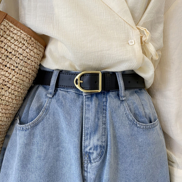 Novi model ženskog remena od eko kože sa kopčom