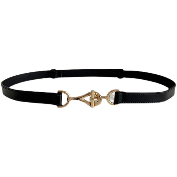 Tanak ženski remen s nestandardnim kopčanjem